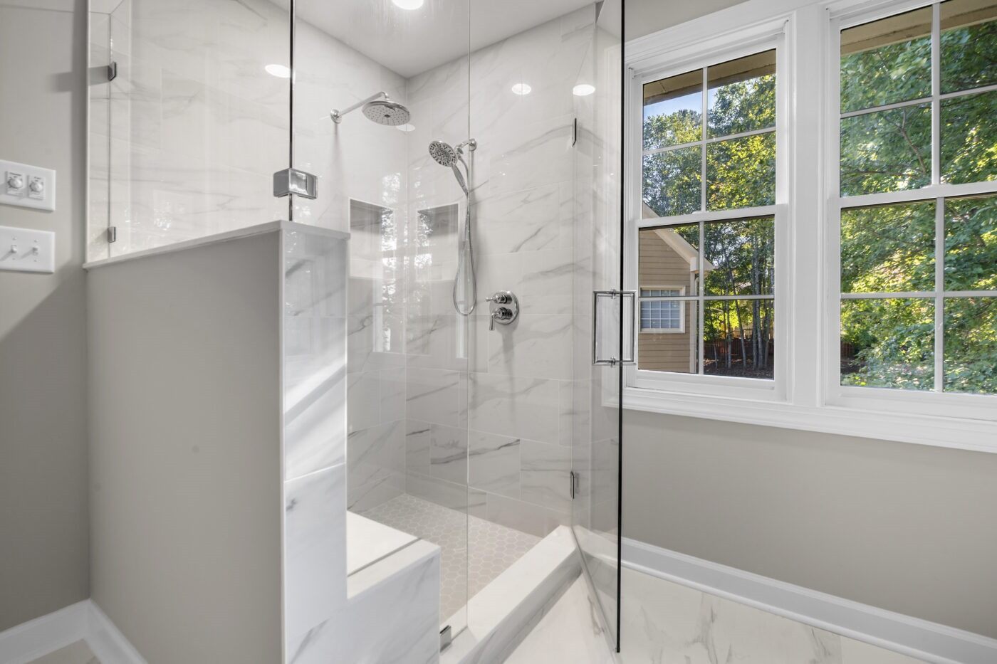 Tub to shower conversion